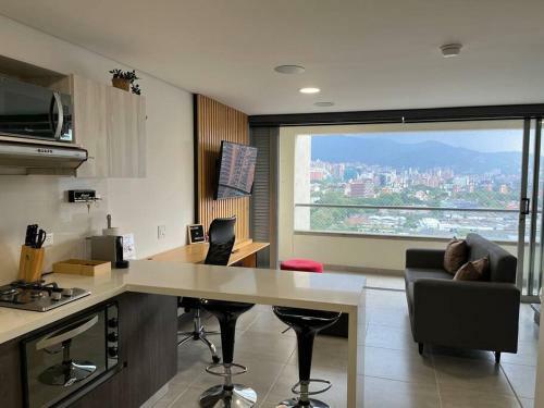 Apartamento Stunning Loft Ciudad Del Rio Poblado-pool-gym-view