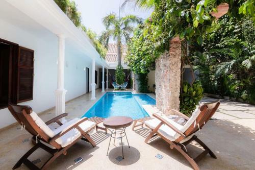 Vibrant House 5br With Pool In Cartagena