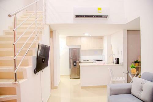 Apartamento Tipo Loft de 1hab Con Vista Al Mar