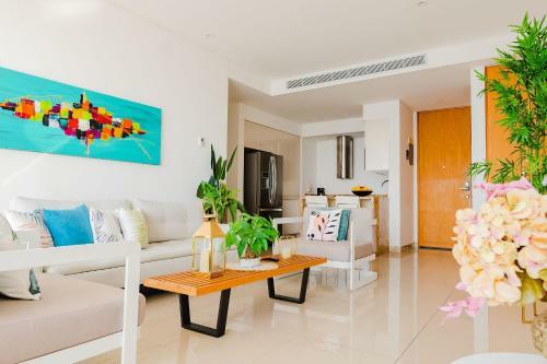 Apartamento Edificio H2 En Bocagrande Frente Al Mar