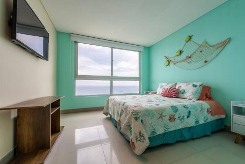 29th Floor Beachfront Apartment In Bocagrande!