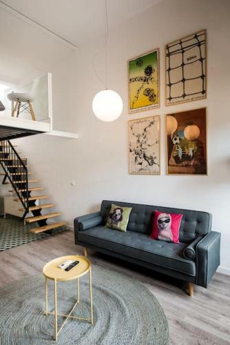 Apartamento Pop Art Feria Luminoso D�plex Con Terraza Privada