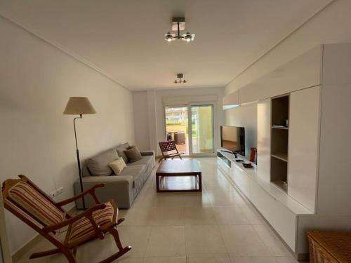 Apartamento Moderna Y Alegre Vivienda Junto Al Mar .