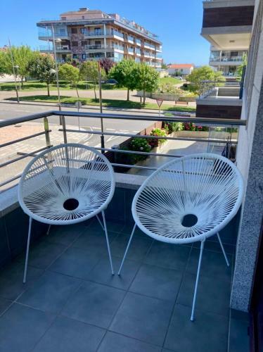Acogedor Apartamento Con Terraza En Portonovo