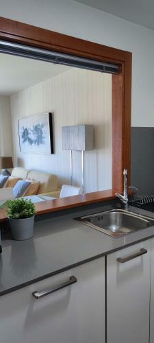 Acogedor Apartamento Con Terraza En Portonovo
