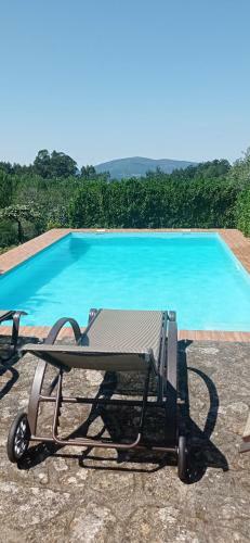 Acogedora Caba�a Con Piscina