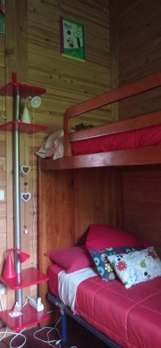Acogedora Caba�a Con Piscina