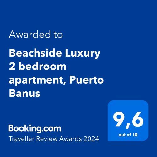 Beachside Luxury 2 Bedroom Apartment, Puerto Banus