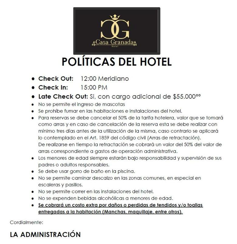 Hotel Casa Granada Girardot
