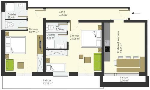 Apartamento Appartementhaus Sieglinde