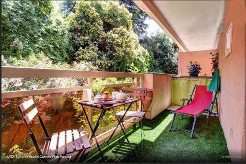 Apartamento Superbe Studio In Cannes 450m Sea & Parking