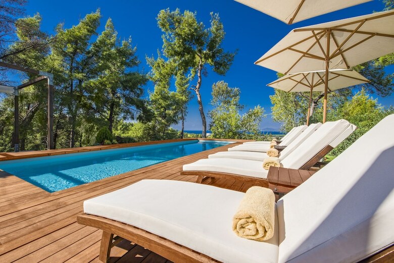 The White Villa At Sani