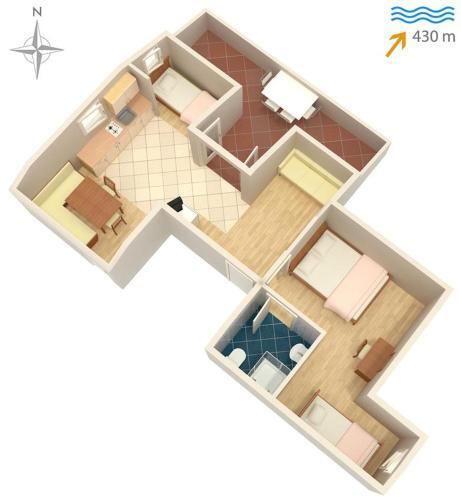 Apartment Vantacici 5386b