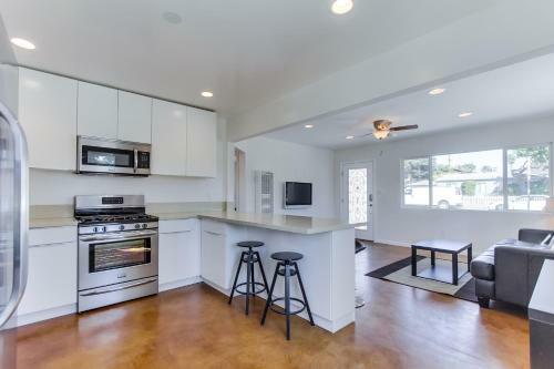 Contemporary Sunset Cliffs Beach Cottage