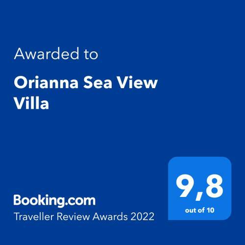 Orianna Sea View Villa
