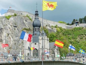 Cozy Chalet In Hastiere With Sauna