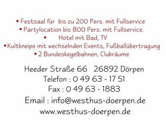 Posada Kleines Hotel Westhus