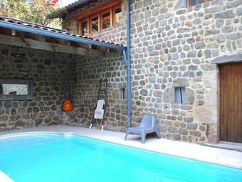 Furnished House In Saint-etienne-de-serre With Swimming Pool