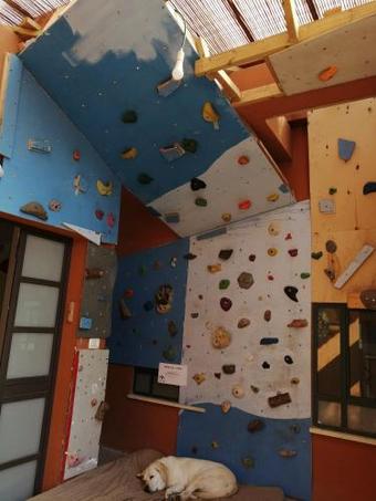 Large Villa Near The Megadim Sea Tarmpoline Climbing Wall