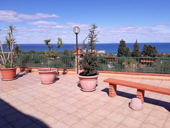Apartment With One Bedroom In Finale Di Pollina, With Wonderful Sea View, Pool Access, Furnished Terrace