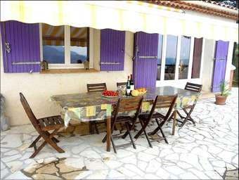 Villa With 5 Bedrooms In La Roquette-sur-var, With Wonderful Sea View, Private Pool, Furnished Garden - 25 Km From The Beach