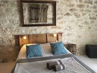 White Stone Cottage Very Well Restored, Surrounded By Nature, With Swimming Pool