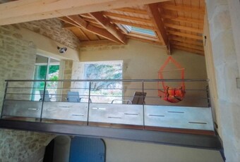 House With 2 Bedrooms In Saint Lattier, With Wonderful Mountain View, Pool Access, Furnished Garden - 50 Km From The Slopes