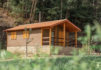 Chalet With One Bedroom In Branca, Albergaria-a-velha, With Pool Access, Balcony And Wifi