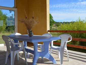 Cozy Holiday Home In Vagnas With Swimming Pool