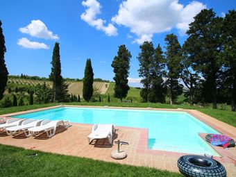 Agroturismo 360 Degree View Over The Tuscan Hills