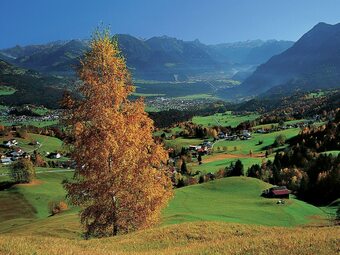 Holiday Home In Zwischenwasser With Garden, Parking, Heating