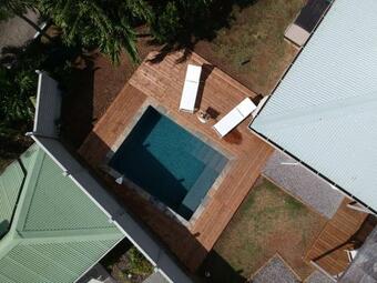 Villa Zanzibar - 4 Ch, Portes Du Nord Cara�be, Piscine, Plage Sable Noir � Pied