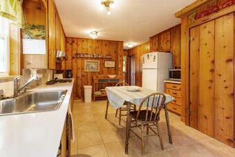 Waterfront Onekama Cottage With Private Deck And Views!