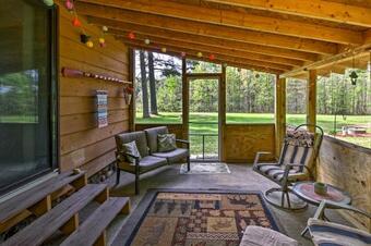 Rustic Cloquet Home With 3-season Porch And Fire Pit