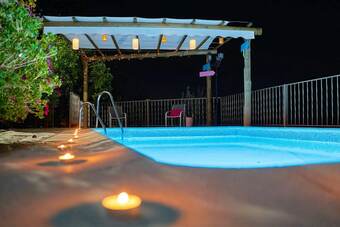 House With One Bedroom In Laroya, With Wonderful Mountain View, Shared Pool, Furnished Terrace - 55 Km From The Beach