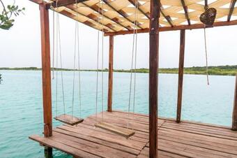 Apartamento Mia Bacalar Pool Bikes & Kayaks @ 7 Color Lagoon