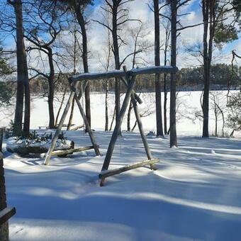 Lodge Agro Breza Domek Nad Samym Jeziorem- Sauna, Balia Ogrodowa