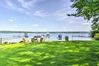 Lakefront Mayville Cottage With Dock And Grill!