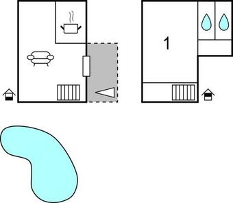 Nice Home In Rousson With 1 Bedrooms