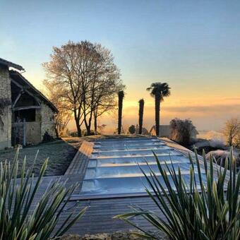 La Grangette Maison De Charme Avec Piscine Priv�e , Vue Panoramique.