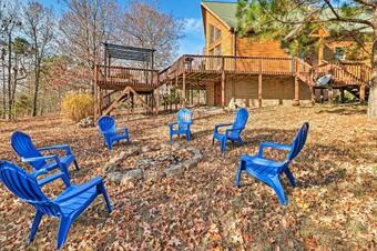 Norfork Cabin With Wraparound Deck And Mtn Views!