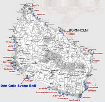 Bed & Breakfast The Fig Studio - "den Gule Svane" Guest House - Near R�nne & Beach