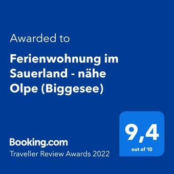 Apartamento Ferienwohnung Im Sauerland - N�he Olpe (biggesee)