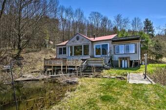 Hamden Cabin In Catskill Mountains With Pond!