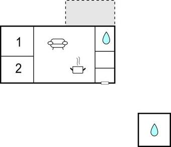 Awesome Home In Sj�tofta W/ 2 Bedrooms