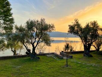Beautiful Traditional Stone House In The Private Sea Front Olive Grove Of Elaionas Nikou Luxury Villas