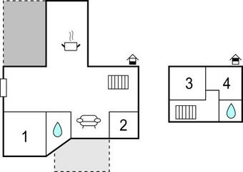 Amazing Home In Hrboki With Wifi And 4 Bedrooms