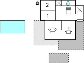 Nice Home In Nespes With Outdoor Swimming Pool And 2 Bedrooms