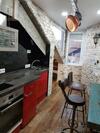 Tiny And Cute Apartment In The Roof Touching Border