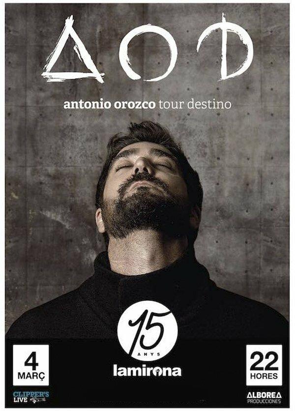 Antonio Orozco - Tour Destino, en Girona